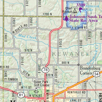 Illinois Atlas & Gazetteer Page 29 Preview 3