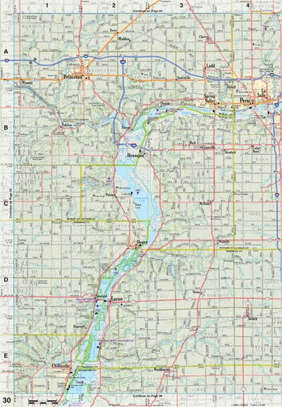 Illinois Atlas & Gazetteer Page 30 Preview 1