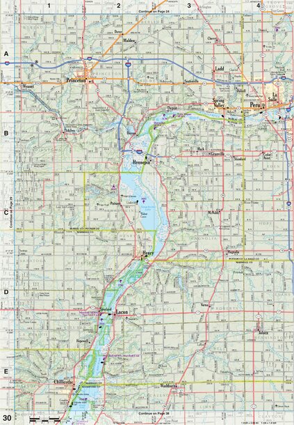 Illinois Atlas & Gazetteer Page 30 Preview 1