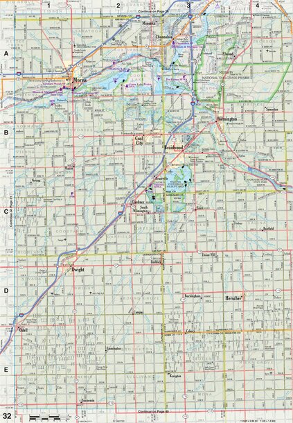 Illinois Atlas & Gazetteer Page 32 Preview 1