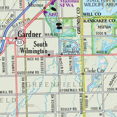 Illinois Atlas & Gazetteer Page 32 Preview 2