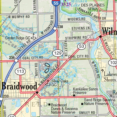 Illinois Atlas & Gazetteer Page 32 Preview 3