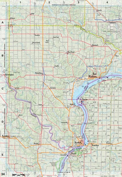 Illinois Atlas & Gazetteer Page 34 Preview 1