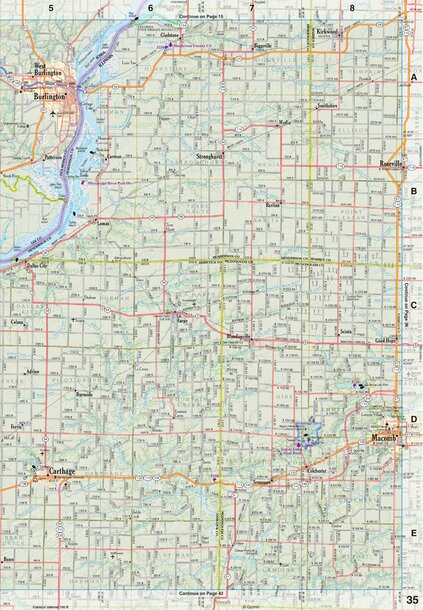 Illinois Atlas & Gazetteer Page 35 Preview 1