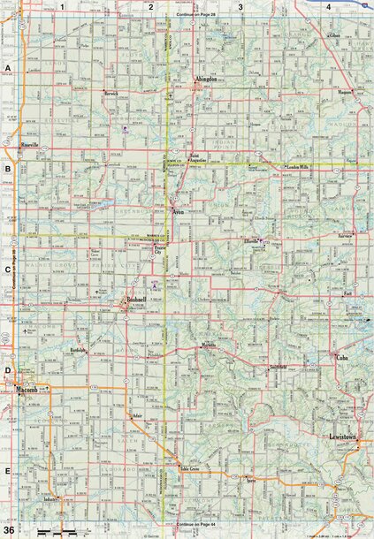 Illinois Atlas & Gazetteer Page 36 Preview 1