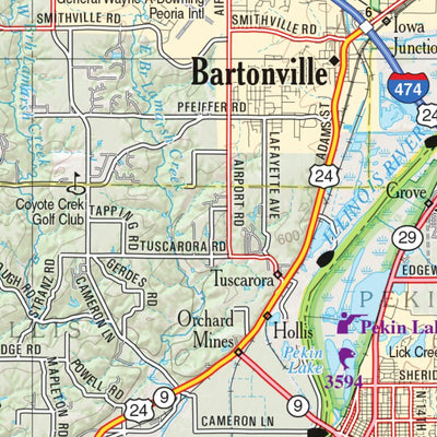 Illinois Atlas & Gazetteer Page 37 Preview 3