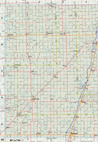 Illinois Atlas & Gazetteer Page 40 Preview 1