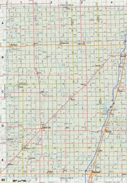 Illinois Atlas & Gazetteer Page 40 Preview 1
