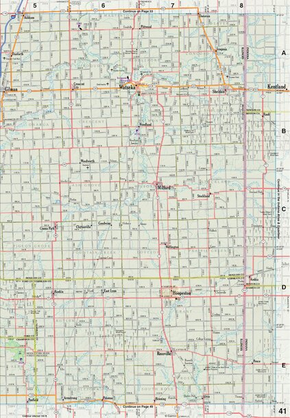 Illinois Atlas & Gazetteer Page 41 Preview 1
