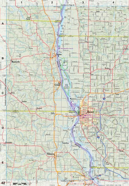 Illinois Atlas & Gazetteer Page 42 Preview 1