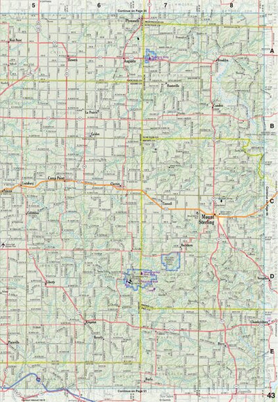 Illinois Atlas & Gazetteer Page 43 Preview 1