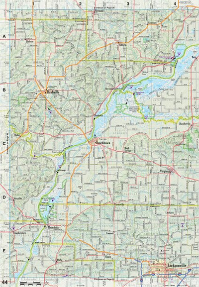 Illinois Atlas & Gazetteer Page 44 Preview 1