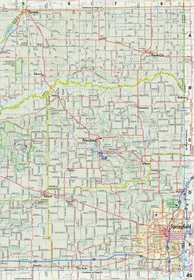 Illinois Atlas & Gazetteer Page 45 Preview 1