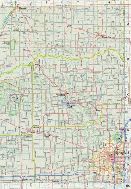 Illinois Atlas & Gazetteer Page 45 Preview 1