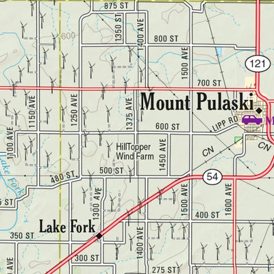 Illinois Atlas & Gazetteer Page 46 Preview 2