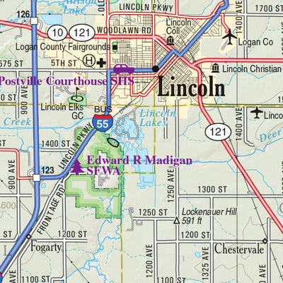 Illinois Atlas & Gazetteer Page 46 Preview 3