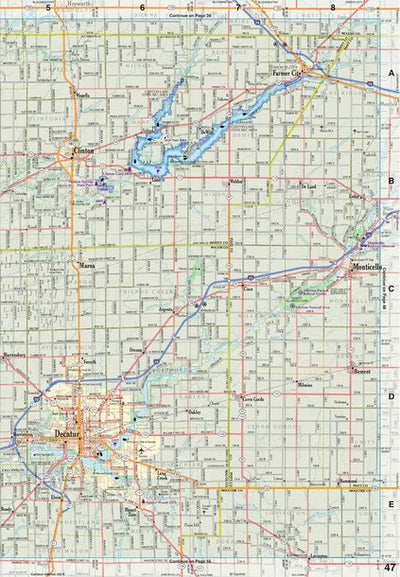 Illinois Atlas & Gazetteer Page 47 Preview 1