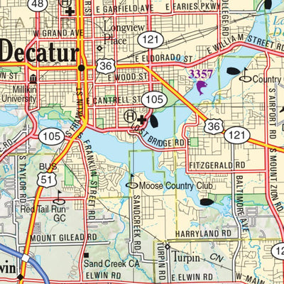 Illinois Atlas & Gazetteer Page 47 Preview 3