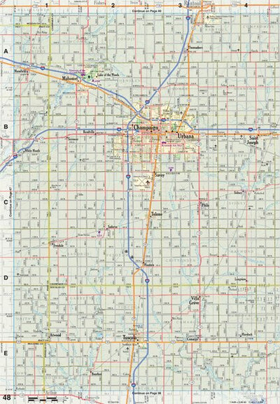 Illinois Atlas & Gazetteer Page 48 Preview 1