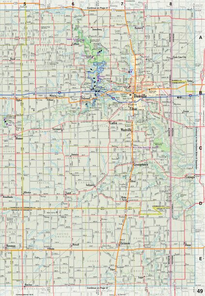 Illinois Atlas & Gazetteer Page 49 Preview 1