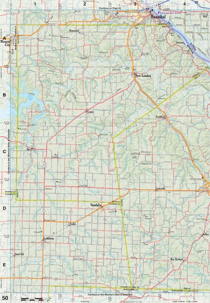 Illinois Atlas & Gazetteer Page 50 Preview 1