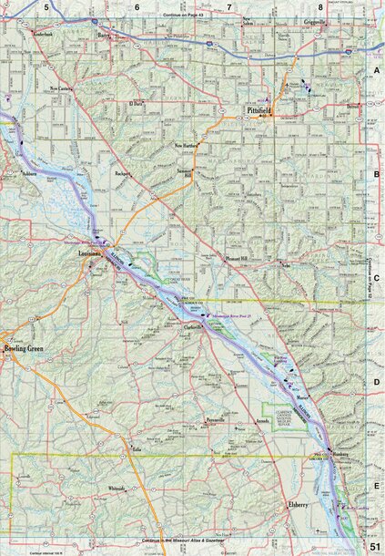 Illinois Atlas & Gazetteer Page 51 Preview 1
