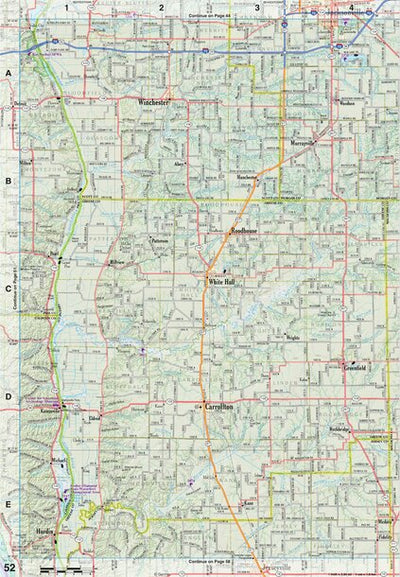 Illinois Atlas & Gazetteer Page 52 Preview 1