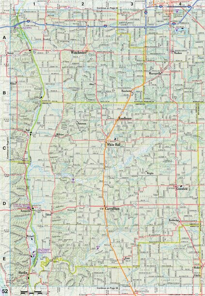 Illinois Atlas & Gazetteer Page 52 Preview 1