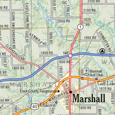 Illinois Atlas & Gazetteer Page 57 Preview 2