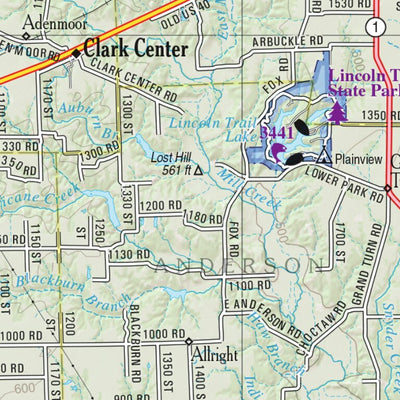 Illinois Atlas & Gazetteer Page 57 Preview 3