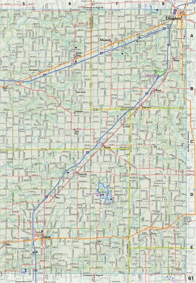 Illinois Atlas & Gazetteer Page 61 Preview 1