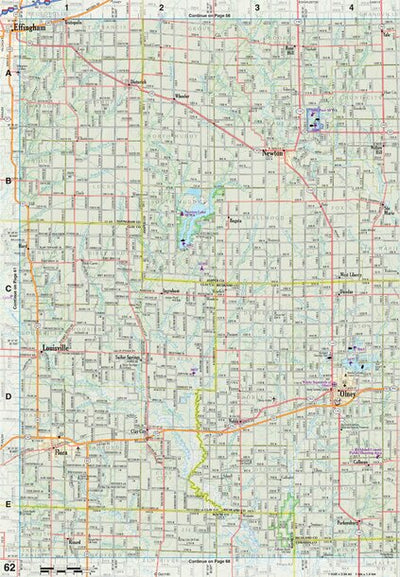 Illinois Atlas & Gazetteer Page 62 Preview 1