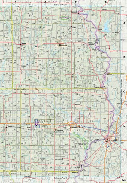 Illinois Atlas & Gazetteer Page 63 Preview 1