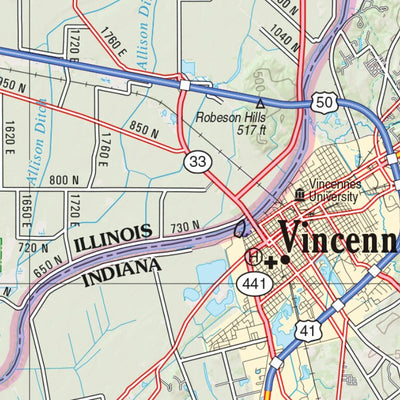 Illinois Atlas & Gazetteer Page 63 Preview 3