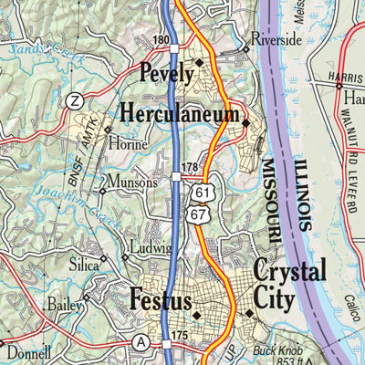 Illinois Atlas & Gazetteer Page 64 Preview 2