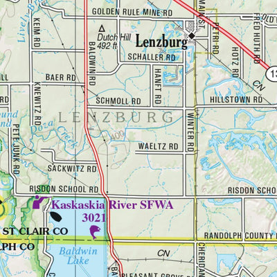 Illinois Atlas & Gazetteer Page 65 Preview 2