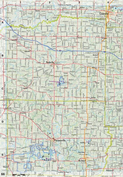 Illinois Atlas & Gazetteer Page 66 Preview 1