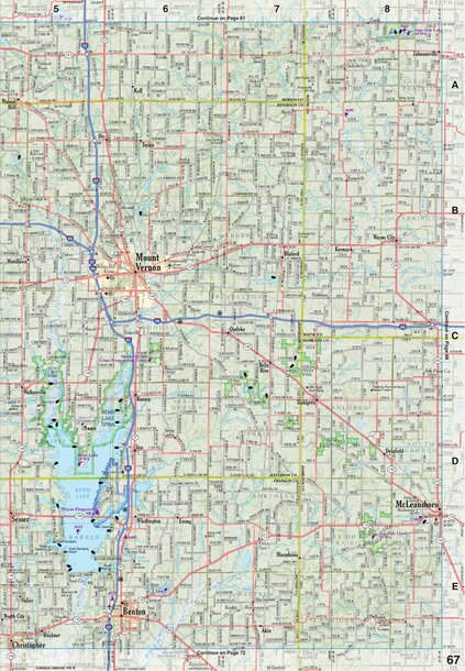 Illinois Atlas & Gazetteer Page 67 Preview 1