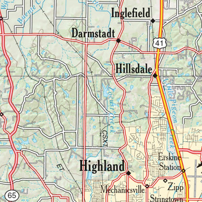 Illinois Atlas & Gazetteer Page 69 Preview 3