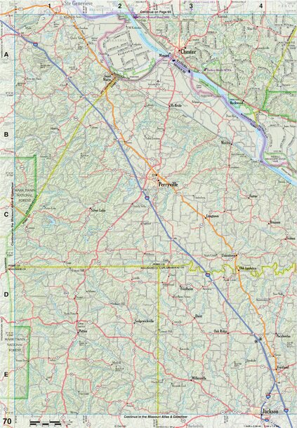 Illinois Atlas & Gazetteer Page 70 Preview 1