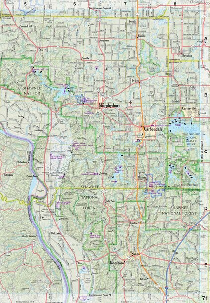Illinois Atlas & Gazetteer Page 71 Preview 1