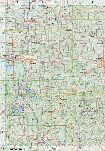 Illinois Atlas & Gazetteer Page 72 Preview 1