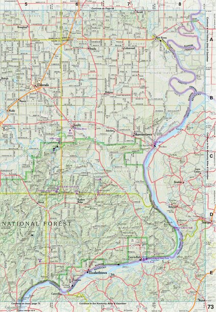 Illinois Atlas & Gazetteer Page 73 Preview 1