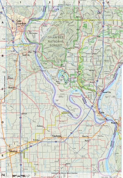 Illinois Atlas & Gazetteer Page 74 Preview 1