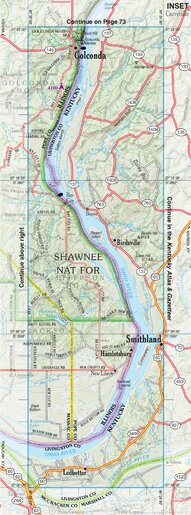 Illinois Atlas & Gazetteer Page 75 Inset Preview 1