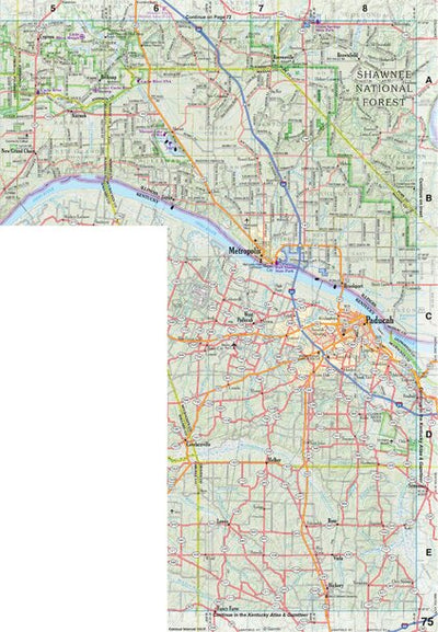Illinois Atlas & Gazetteer Page 75 Preview 1