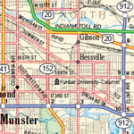 Indiana Atlas & Gazetteer Page 18 Preview 2