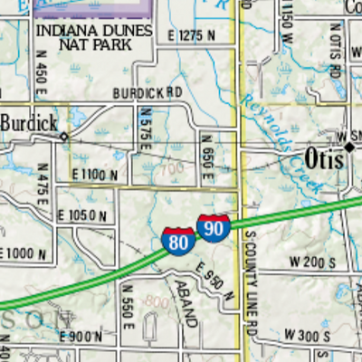 Indiana Atlas & Gazetteer Page 19 Preview 2