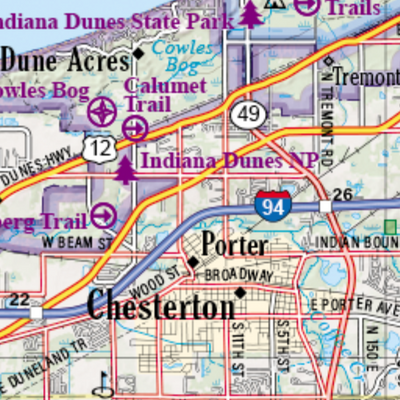 Indiana Atlas & Gazetteer Page 19 Preview 3