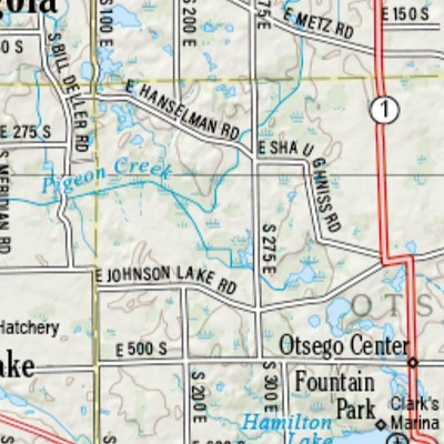 Indiana Atlas & Gazetteer Page 23 Preview 2